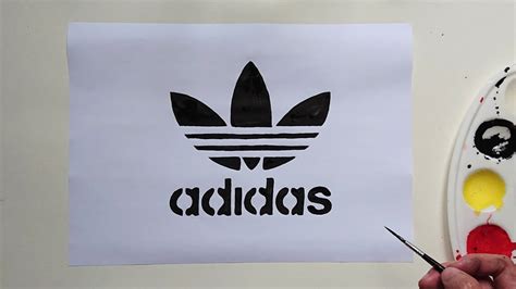 cómo dibujar la marca adidas